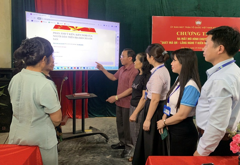 Chuyển đổi số: Quét mã QR, kết nối tiếng nói người dân - Ảnh 6.
