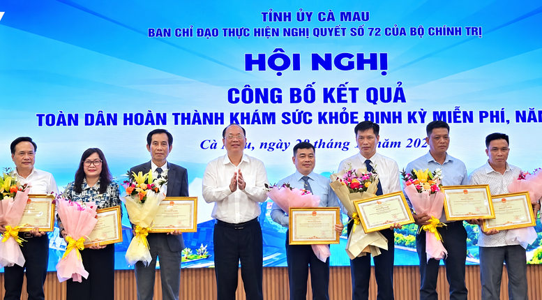 Cà Mau là trong 2 địa phương dẫn đầu cả nước về khám sức khỏe toàn dân - Ảnh 1.