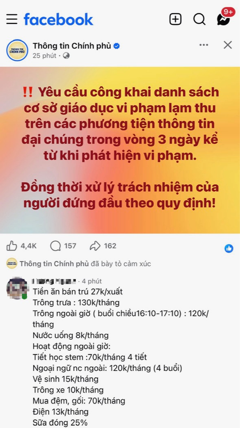Xử lý phản ánh lạm thu: Đừng để phụ huynh phải e ngại- Ảnh 1.
