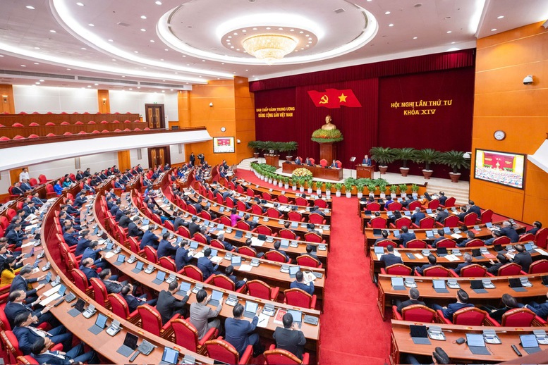 Thông cáo báo chí về ngày làm việc thứ hai Hội nghị lần thứ tư Ban Chấp hành Trung ương Đảng khoá XIV- Ảnh 1.