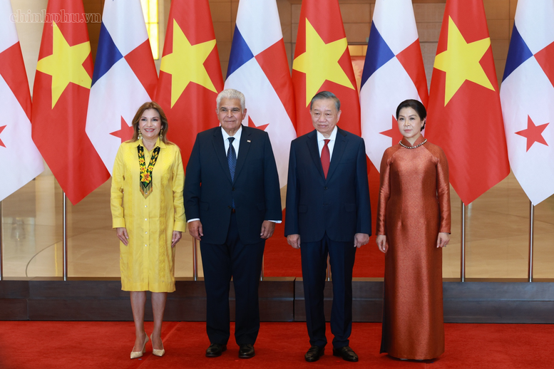 Tổng Bí thư, Chủ tịch nước Tô Lâm chủ trì Lễ đón Tổng thống Cộng hòa Panama thăm chính thức Việt Nam- Ảnh 3.