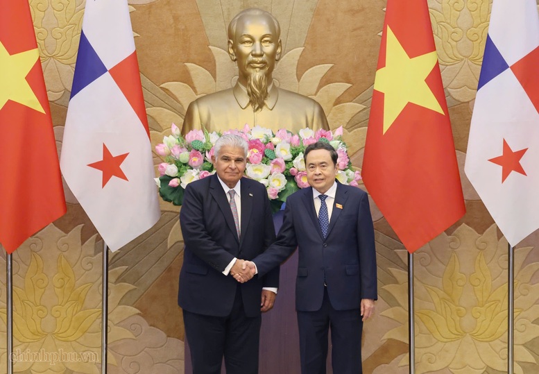 Chủ tịch Quốc hội Trần Thanh Mẫn hội kiến Tổng thống Panama- Ảnh 1.