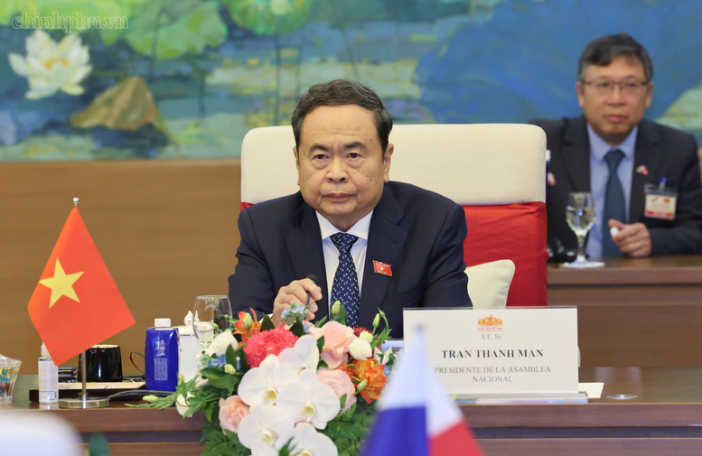 Chủ tịch Quốc hội Trần Thanh Mẫn hội kiến Tổng thống Panama- Ảnh 2.