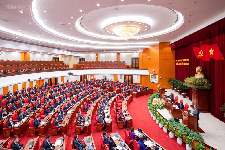 Thông cáo báo chí về ngày làm việc thứ ba Hội nghị lần thứ tư Ban Chấp hành Trung ương Đảng khoá XIV- Ảnh 1.