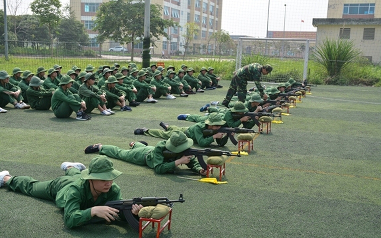 Không dạy, học môn Giáo dục quốc phòng và an ninh theo hình thức trực tuyến