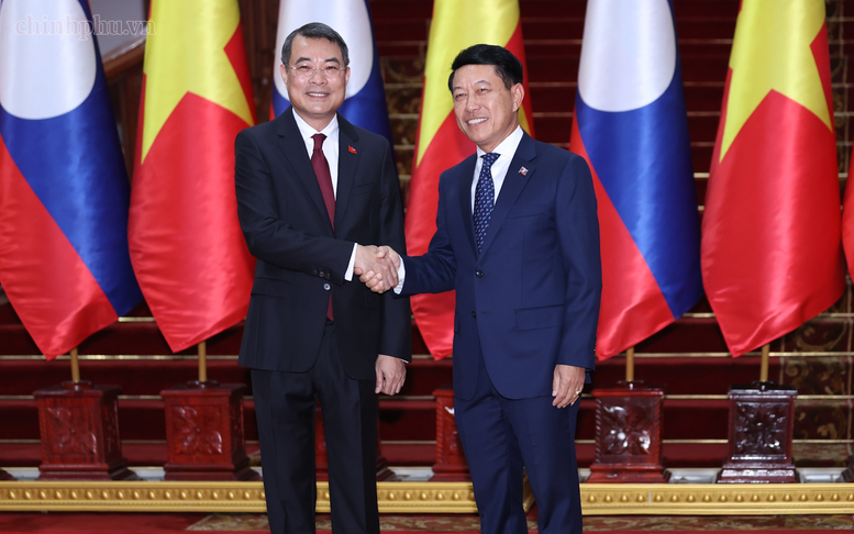 Thủ tướng Lê Minh Hưng hội đàm với Thủ tướng Lào: Quan hệ Việt Nam-Lào là ưu tiên cao nhất trong chính sách đối ngoại
