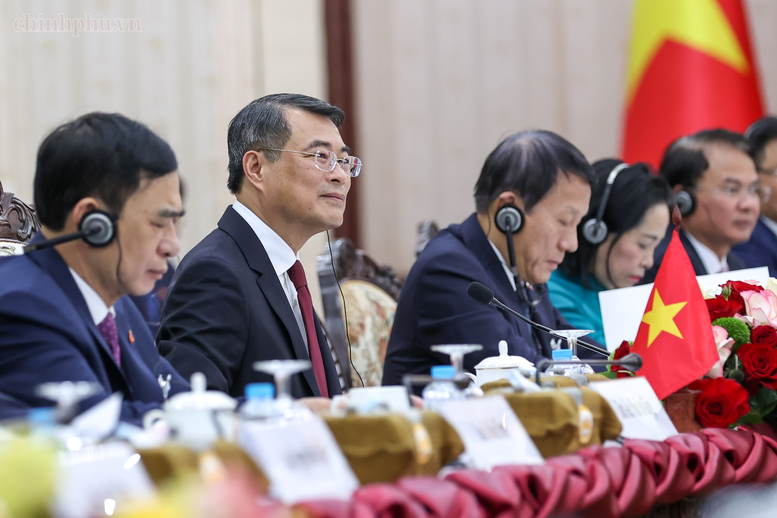 Thủ tướng Lê Minh Hưng hội đàm với Thủ tướng Lào: Quan hệ Việt Nam-Lào là ưu tiên cao nhất trong chính sách đối ngoại- Ảnh 3.