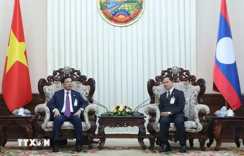 Đưa hợp tác quốc phòng Việt Nam-Lào ngày càng gắn kết chiến lược- Ảnh 1.