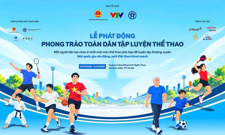 Phát động phong trào toàn dân tập luyện thể dục thể thao - Ảnh 1.