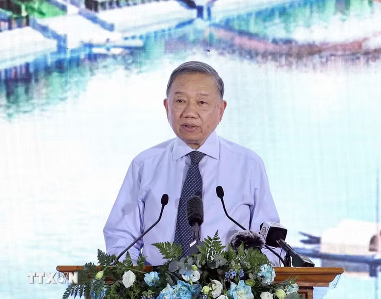 Tổng Bí thư, Chủ tịch nước Tô Lâm: Phát triển không gian Bắc Hưng Hải xanh, sạch- Ảnh 1.