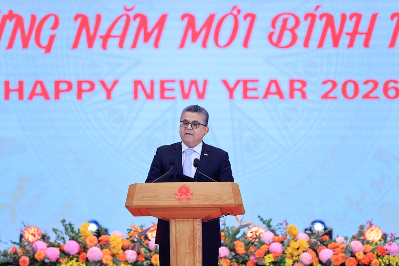 Thủ tướng Phạm Minh Chính chủ trì chiêu đãi Đoàn ngoại giao tại Việt Nam- Ảnh 8.