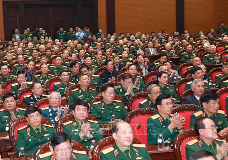 Tổng Bí thư Tô Lâm gặp mặt đại biểu tướng lĩnh quân đội nghỉ hưu, nghỉ công tác- Ảnh 4.
