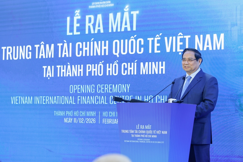 Phát biểu của Thủ tướng Phạm Minh Chính tuyên bố ra mắt Trung tâm Tài chính quốc tế Việt Nam tại TPHCM- Ảnh 1.