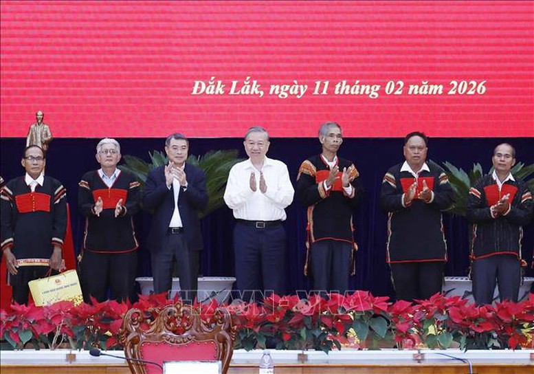 Tổng Bí thư Tô Lâm: Đắk Lắk phải xác lập vai trò đầu mối kết nối Tây Nguyên với Duyên hải Nam Trung Bộ- Ảnh 5.