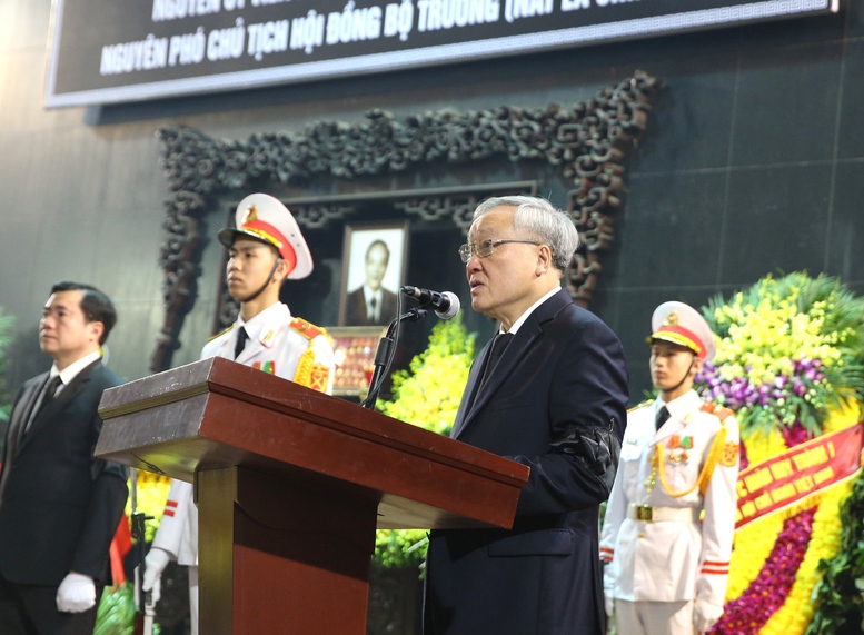 Lễ tang cấp Nhà nước nguyên Phó Chủ tịch Hội đồng Bộ trưởng Đoàn Duy Thành- Ảnh 9.