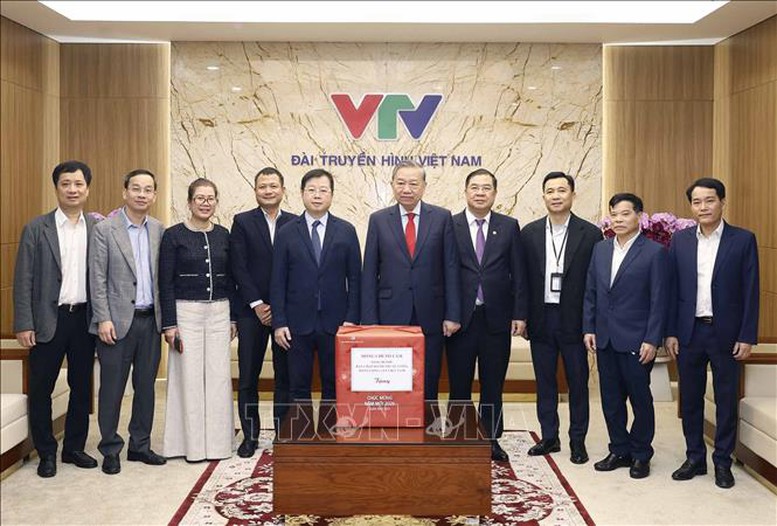 Tổng Bí thư Tô Lâm thăm, chúc Tết cán bộ, phóng viên VTV và VOV- Ảnh 6. Tổng Bí thư Tô Lâm thăm, chúc Tết cán bộ, phóng viên VTV và VOV- Ảnh 6.