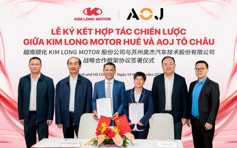 KIM LONG MOTOR và AOJ Tô Châu hợp lực nâng tầm công nghiệp ô tô Việt Nam