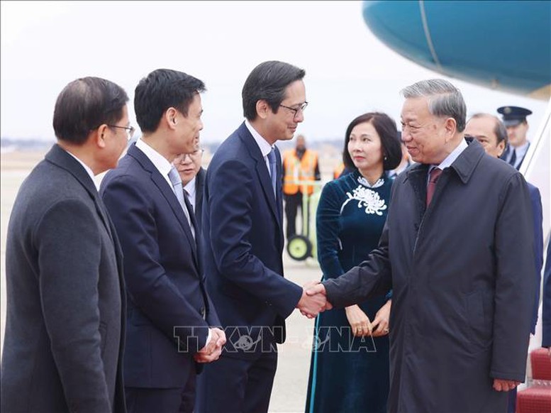 Tổng Bí thư Tô Lâm đến Washington D.C, bắt đầu tham dự cuộc họp khai mạc Hội đồng Hòa bình về Gaza- Ảnh 3.