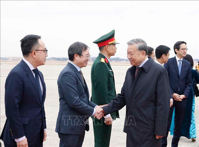 Tổng Bí thư Tô Lâm đến Washington D.C, bắt đầu tham dự cuộc họp khai mạc Hội đồng Hòa bình về Gaza- Ảnh 5.