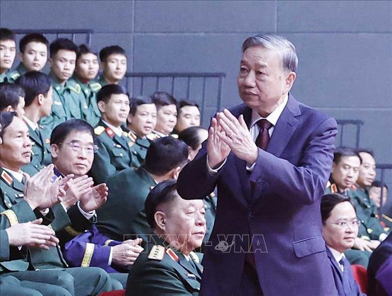 Tổng Bí thư Tô Lâm dự tổng kết, trao giải cuộc thi 'Vững bước dưới cờ Đảng'- Ảnh 1.