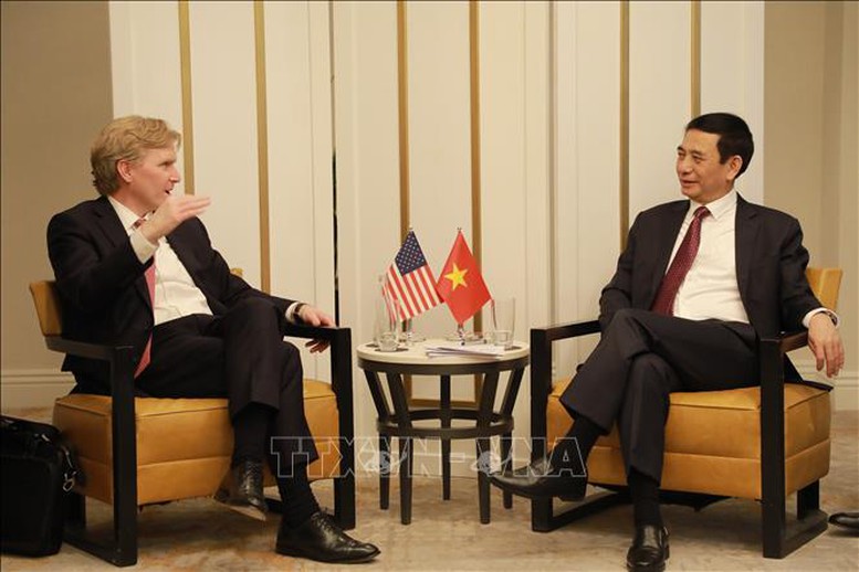 Đại tướng Phan Văn Giang tiếp Thứ trưởng thứ nhất Bộ Chiến tranh Hoa Kỳ- Ảnh 2.