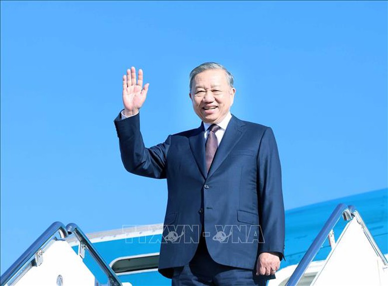 Tổng Bí thư Tô Lâm kết thúc chuyến tham dự Cuộc họp Khai mạc Hội đồng Hòa bình về Gaza- Ảnh 5.