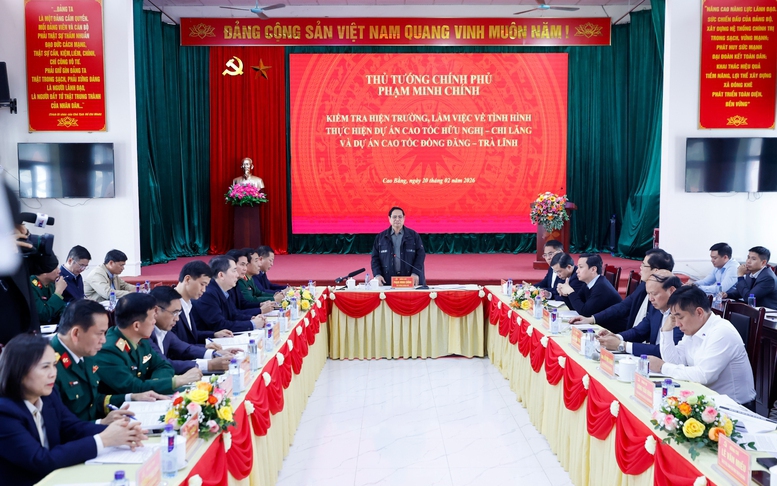 Quyết tâm hoàn thành 2 tuyến cao tốc Hữu Nghị - Chi Lăng và Đồng Đăng - Trà Lĩnh (giai đoạn 1) trước ngày 19/5/2026