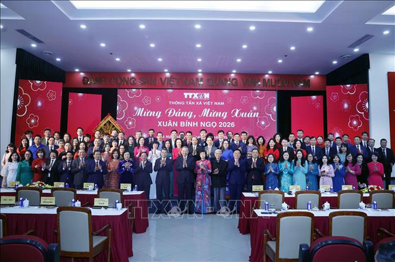 Tổng Bí thư Tô Lâm: TTXVN vươn lên ở tầm cao mới, xứng đáng là mạch máu thông tin tin cậy của đất nước- Ảnh 6. Tổng Bí thư Tô Lâm: TTXVN vươn lên ở tầm cao mới, xứng đáng là mạch máu thông tin tin cậy của đất nước- Ảnh 6.