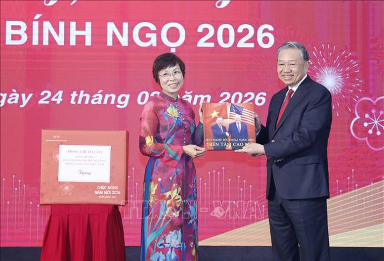 Tổng Bí thư Tô Lâm: TTXVN vươn lên ở tầm cao mới, xứng đáng là mạch máu thông tin tin cậy của đất nước- Ảnh 5. Tổng Bí thư Tô Lâm: TTXVN vươn lên ở tầm cao mới, xứng đáng là mạch máu thông tin tin cậy của đất nước- Ảnh 5.