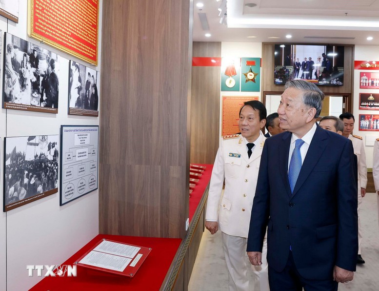 Tổng Bí thư Tô Lâm : Lực lượng An ninh điều tra kiên quyết, linh hoạt, sáng tạo trong đấu tranh phòng, chống tội phạm- Ảnh 1.