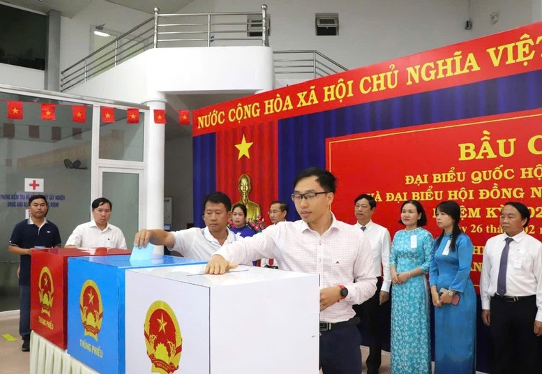 4 khu vực của TPHCM tiến hành bỏ phiếu bầu cử sớm- Ảnh 4.