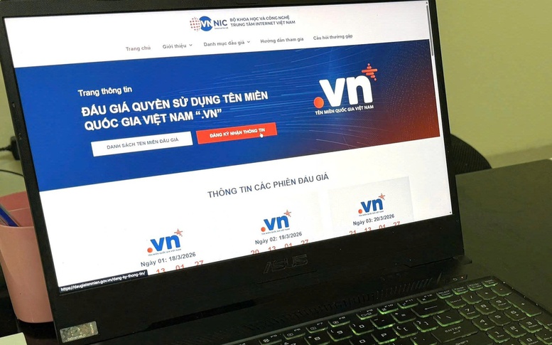Lần đầu tiêu đấu giá tên miền hiếm 2 ký tự quốc gia “.vn”