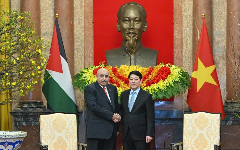 Chủ tịch nước Lương Cường tiếp Chủ tịch Hạ viện Jordan