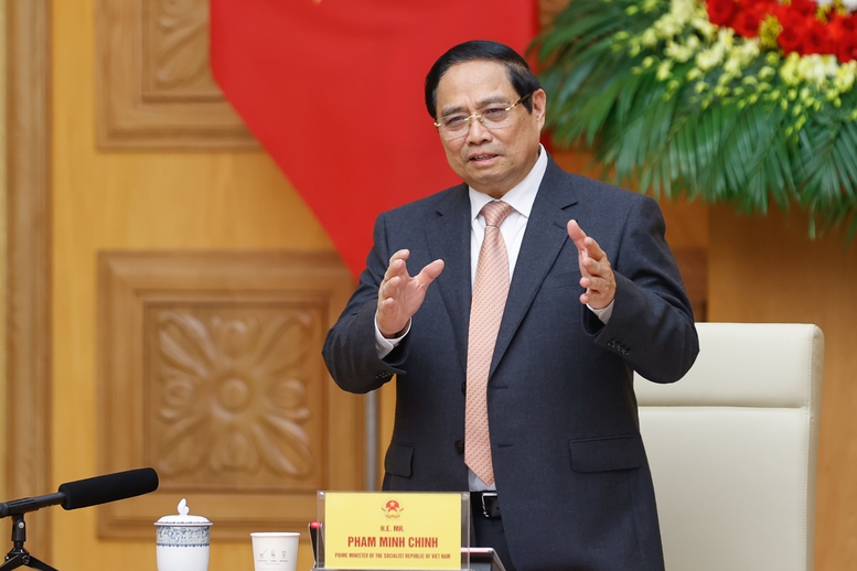 Thủ tướng Phạm Minh Chính làm việc với Đoàn doanh nghiệp Thuỵ Sĩ và châu Âu- Ảnh 2.