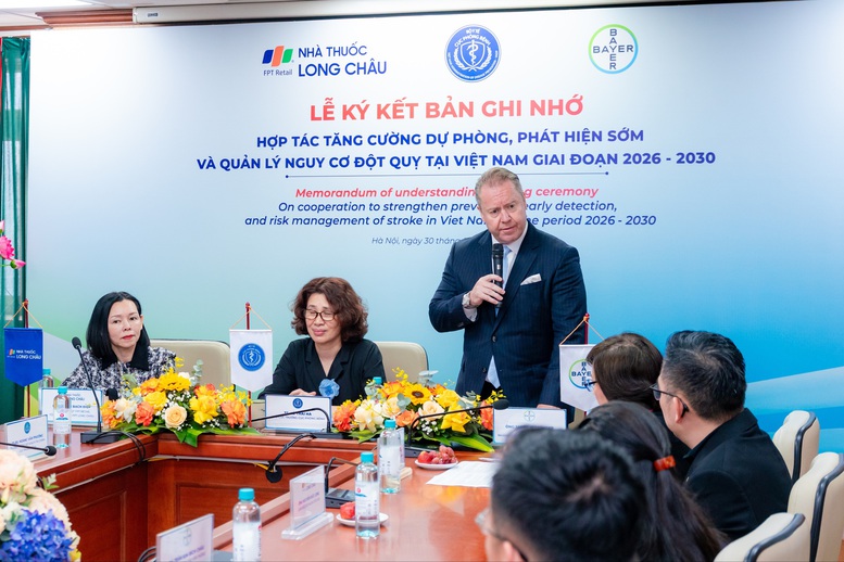 Long Châu và Bayer Việt Nam trở thành đối tác chiến lược của Cục Phòng bệnh trong phòng, chống và quản lý đột quỵ- Ảnh 3.