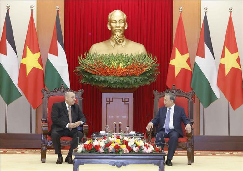 Tổng Bí thư Tô Lâm tiếp Chủ tịch Hạ viện Jordan- Ảnh 2.