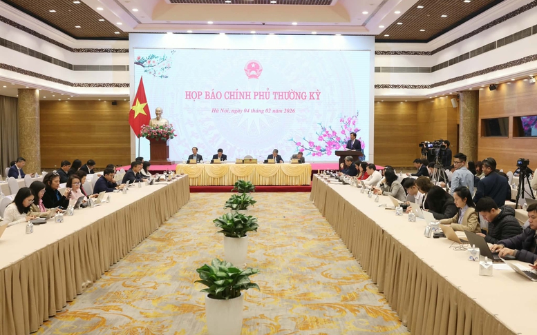 Họp báo Chính phủ thường kỳ tháng 1/2026: Các cơ quan chức năng làm rõ nhiều vấn đề báo chí quan tâm