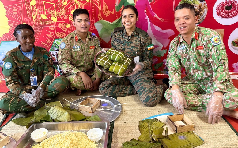 Tết Việt của những chiến sĩ mũ nồi xanh giữa ‘chảo lửa’ Abyei