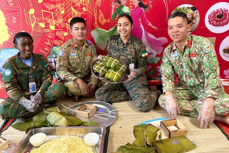 Tết Việt của những chiến sĩ mũ nồi xanh giữa ‘chảo lửa’ Abyei- Ảnh 3.