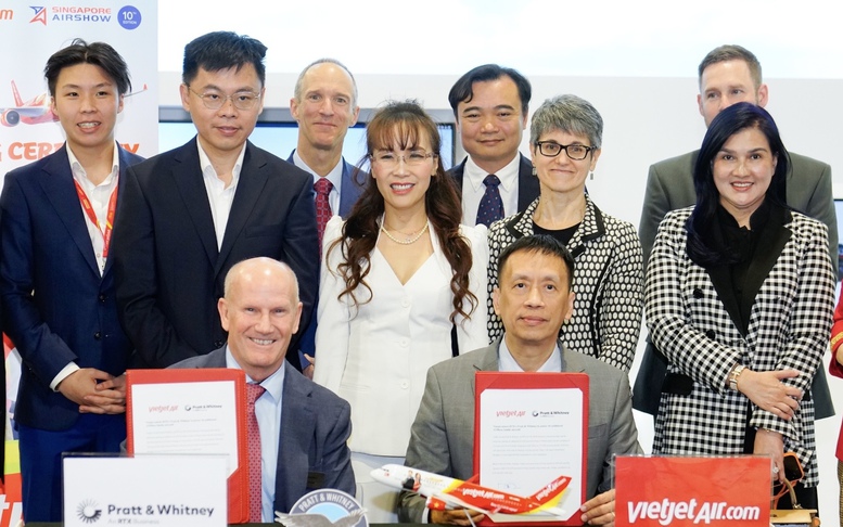 Vietjet đặt hàng động cơ Pratt & Whitney cho 44 máy bay Airbus A320neo