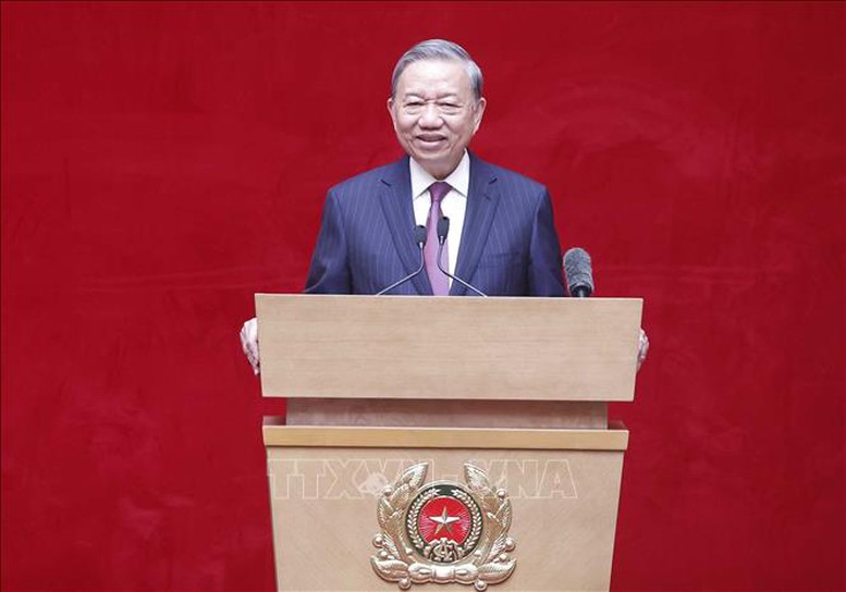 Tổng Bí thư Tô Lâm gặp mặt cán bộ công an cấp cao các thời kỳ- Ảnh 3.