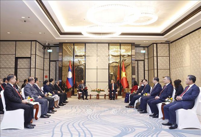 Tổng Bí thư Tô Lâm tiếp Chủ tịch Mặt trận Lào xây dựng đất nước- Ảnh 2.