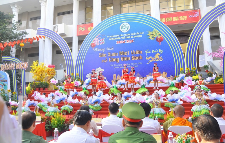 Cần Thơ rộn ràng đón Tết Bính Ngọ với 'Sắc Xuân miệt vườn' và Công viên Sách Xuân- Ảnh 2.