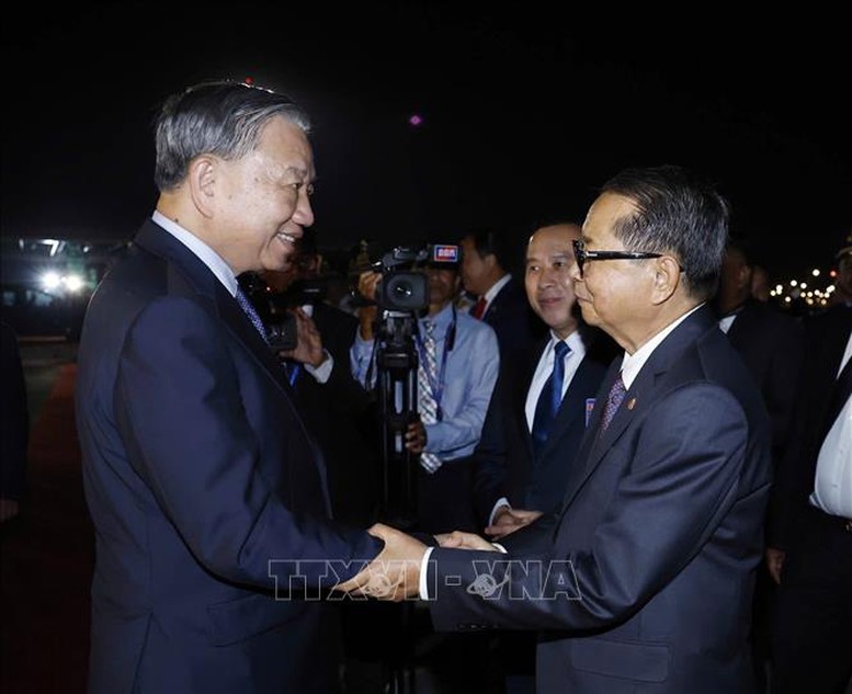 Tổng Bí thư Tô Lâm kết thúc tốt đẹp chuyến thăm cấp Nhà nước tới Campuchia- Ảnh 2.