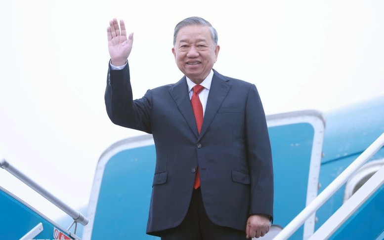 Tổng Bí thư Tô Lâm lên đường thăm cấp Nhà nước Vương quốc Campuchia