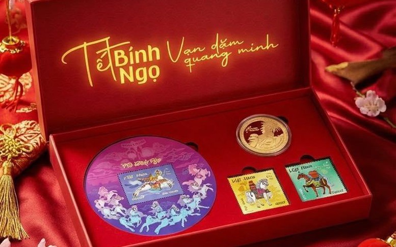 Phát hành bộ tem ‘Tết Bính Ngọ’ và xu ‘Nhật Mã Phi Vân’ chào Xuân 2026