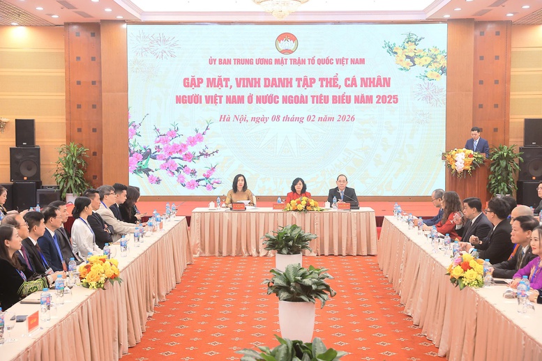 Ủy ban Trung ương MTTQ Việt Nam gặp mặt, vinh danh kiều bào tiêu biểu năm 2025- Ảnh 1.