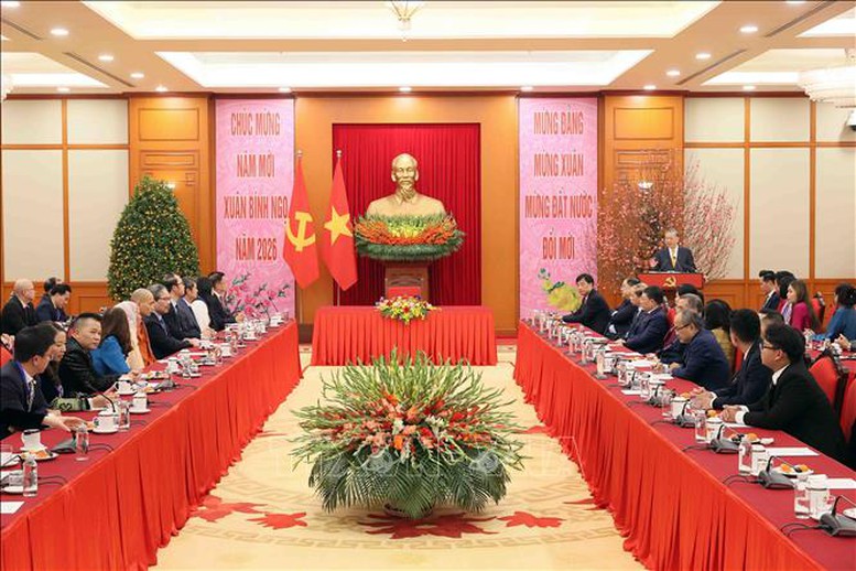 Tổng Bí thư Tô Lâm: Kiều bào chung tay xây dựng&nbsp;đất nước ngày càng phát&nbsp;triển phồn vinh, hạnh phúc- Ảnh 4.