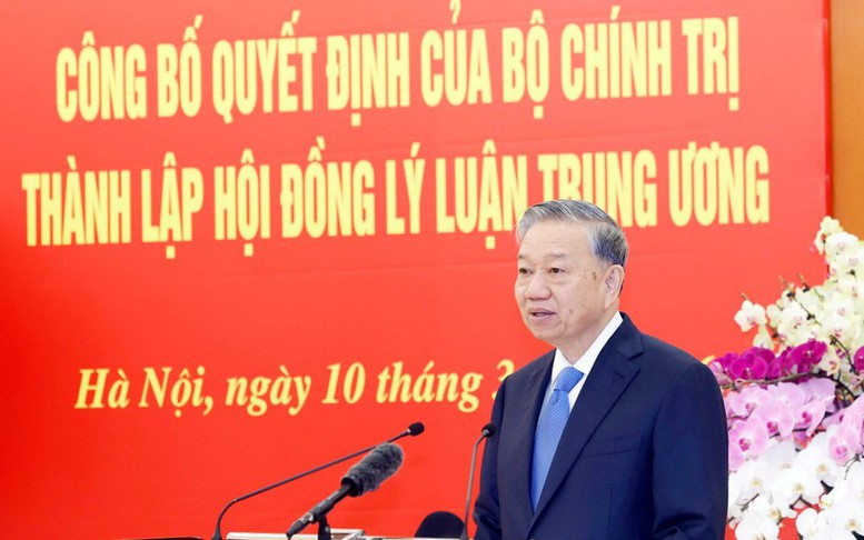 Tổng Bí thư Tô Lâm chủ trì Hội nghị công bố thành lập Hội đồng Lý luận Trung ương nhiệm kỳ 2026-2031