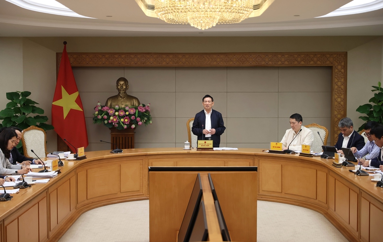 Phó Thủ tướng Hồ Đức Phớc chủ trì cuộc họp cơ cấu lại Tổng công ty Đường sắt Việt Nam- Ảnh 1.